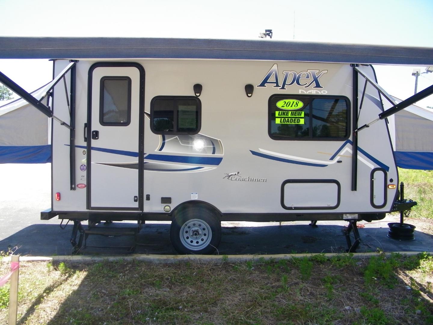 2018 Gray /Brown COACHMEN APEX 15X (5ZT2CXDC4JL) with an N/A engine, N/A transmission, located at 4000 Bee Ridge Road, Sarasota, FL, 34233, (941) 926-0300, 27.298664, -82.489151 - Photo#0